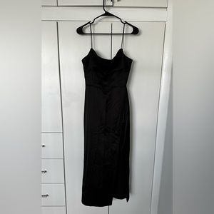 Satin effect corset style dress. In PERFECT CONDITION, didn’t wear it.
